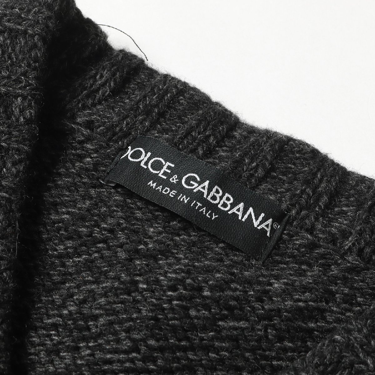 DOLCE&GABBANA ドルチェ&ガッバーナ ニット ケーブル編み 切替