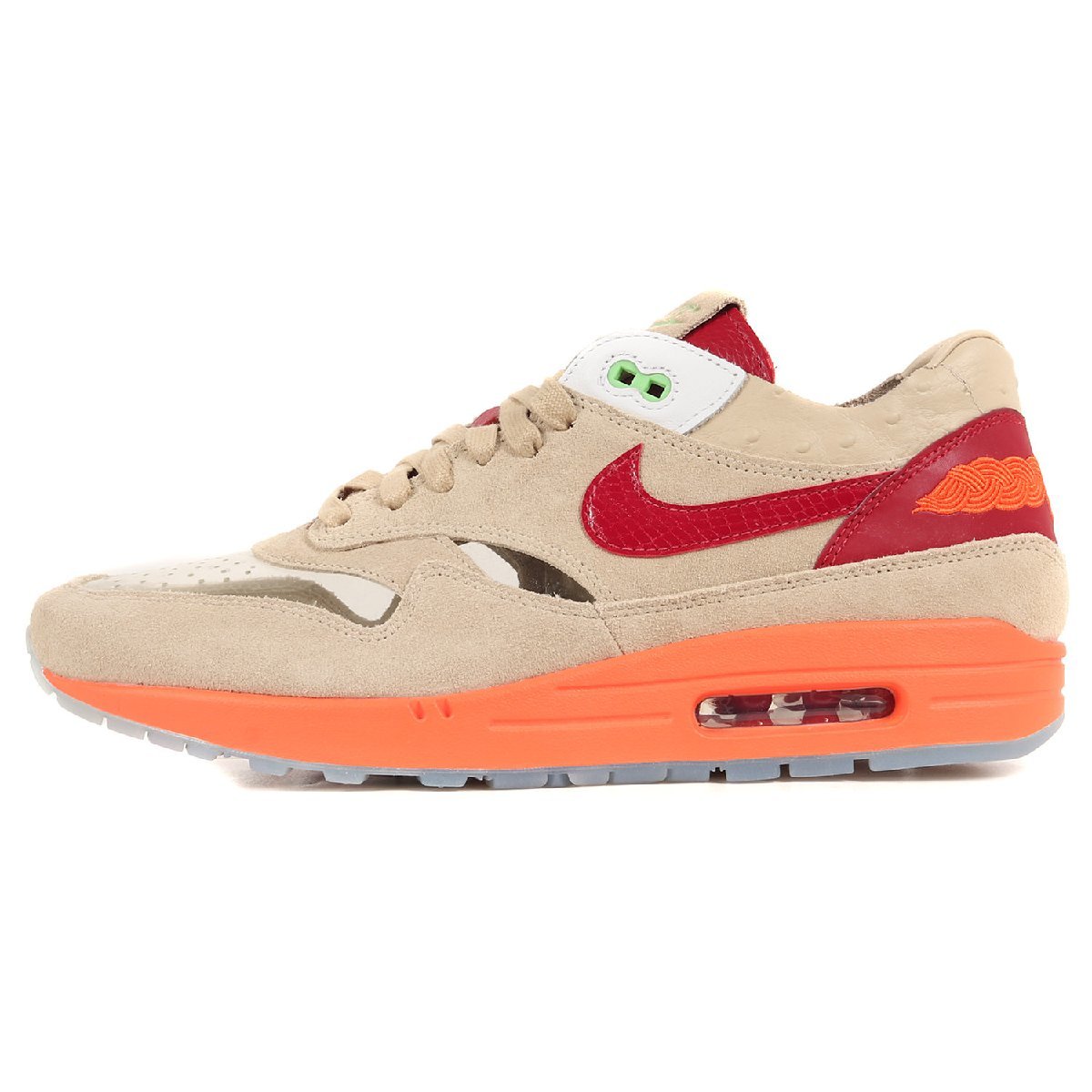 新品 NIKE ナイキ CLOT AIR MAX 1 / CLOT (DD1870-100) 2021年 クロット エアマックス ネット ディープレッド サイズ：29.5cm US11.5