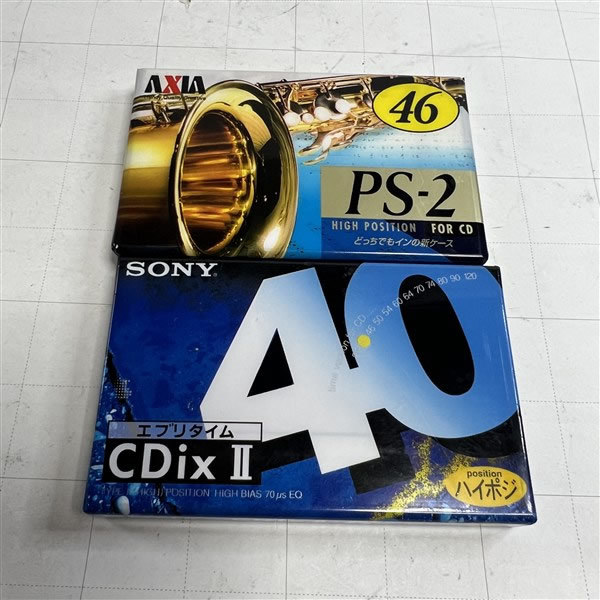 卓越 SONY ソニー カセットテープ CDix Ⅱ ハイポジション 74分 60分