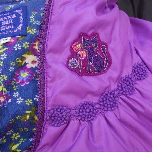 ANNA SUI mini アナスイミニ キッズ 女の子 140ｃｍ ダウン フェザー