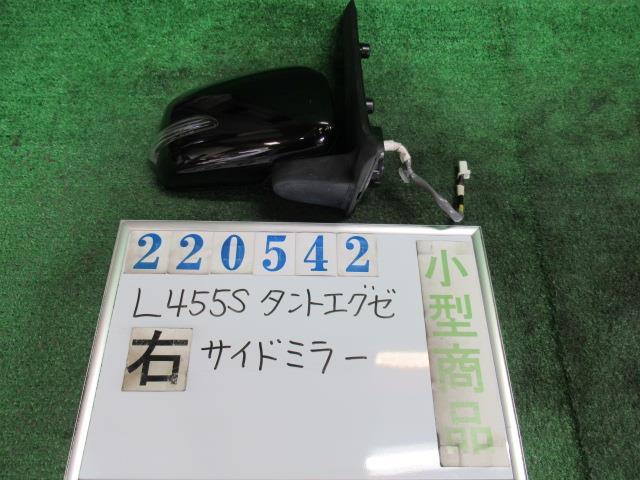 タントエグゼ DBA-L455S 右 サイド ミラー カスタムG X11 クリムゾンブラッククリスタルマイカ 220542_画像1