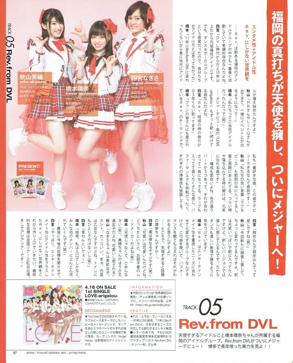 切り抜き　スマイレージ　SUPER☆GiRLS　夢見るアドレセンス　AeLL.　Rev.from DVL　Tokyo Cheer②Party　つりビット　2014年_画像1