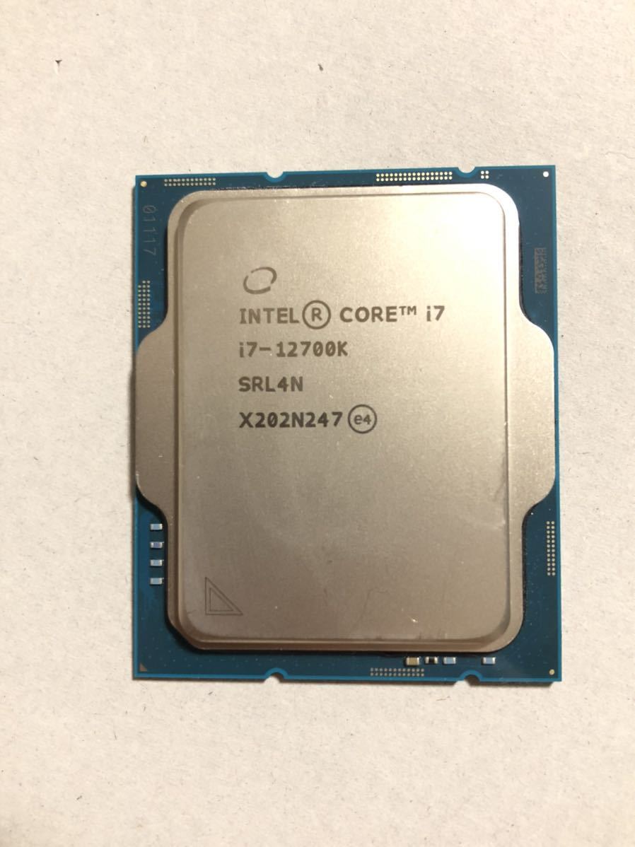 Intel CPU i7-12700K 分解品 動作未確認 ジャンク