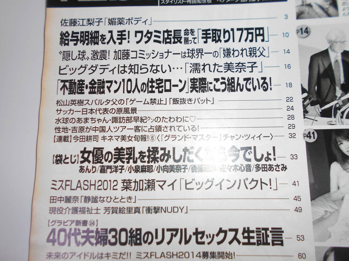 b FLASH フラッシュ 2013年7.2 雑誌 田中麗奈/葉加瀬マイ/佐藤江梨子/滝川クリステル/夏季ゆの/多田あさみ/佐々木心音/後藤理沙_画像4