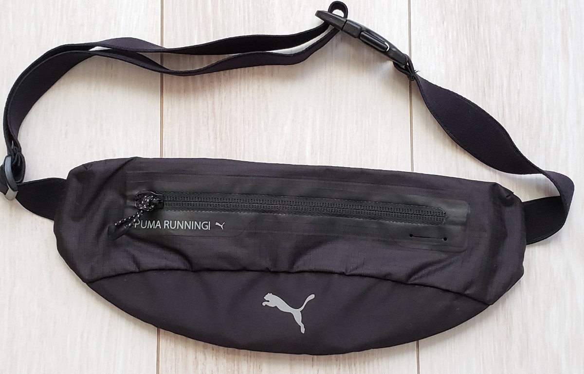 【 新品 未使用 】 プーマ PUMA ランニング バッグ ウエスト ポーチ ボディバッグ ウエストバッグ ブラック