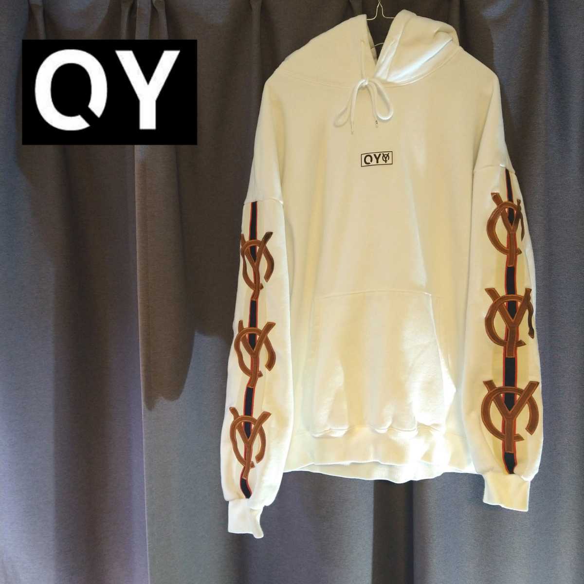 10％OFF】 OY パーカー フーディ 白 ホワイト 韓国 メンズ・レディース