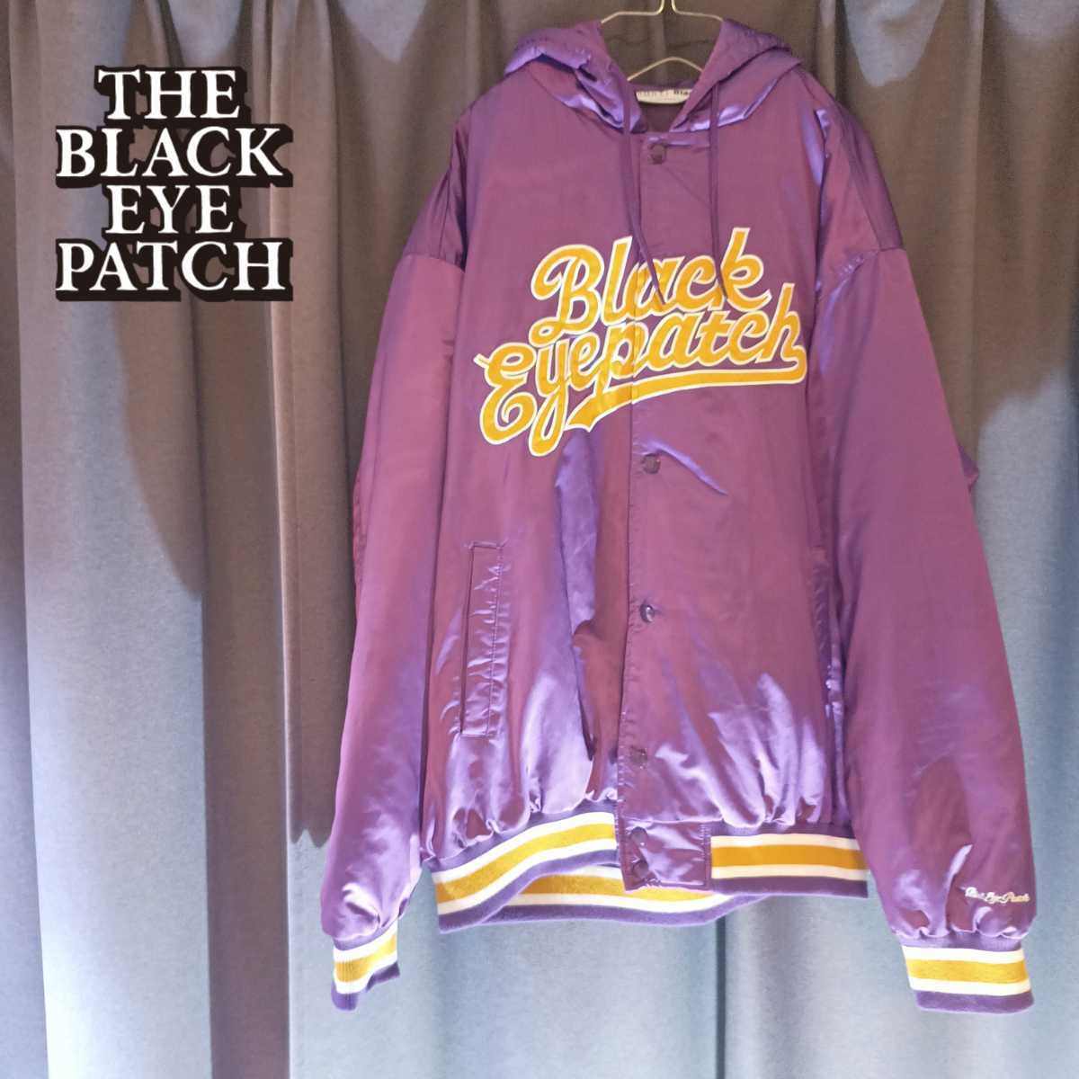 注目ブランド THE BLACK EYE PACTH ブラックアイパッチ フード付スタジャン メンズ・レディース・ユニセックス ナイロンジャケット XLサイズ以上 注目ブランド THE BLACK EYE PACTH ブラックアイパッチ フード付スタジャン メンズ・レディース・ユニセックス ナイロンジャケット XLサイズ以上
