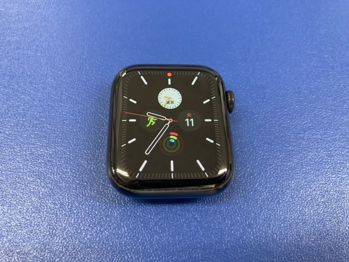 美品】Apple Watch SERIES4 44MM STAINLES SSTEEL&CERAMIC CASE