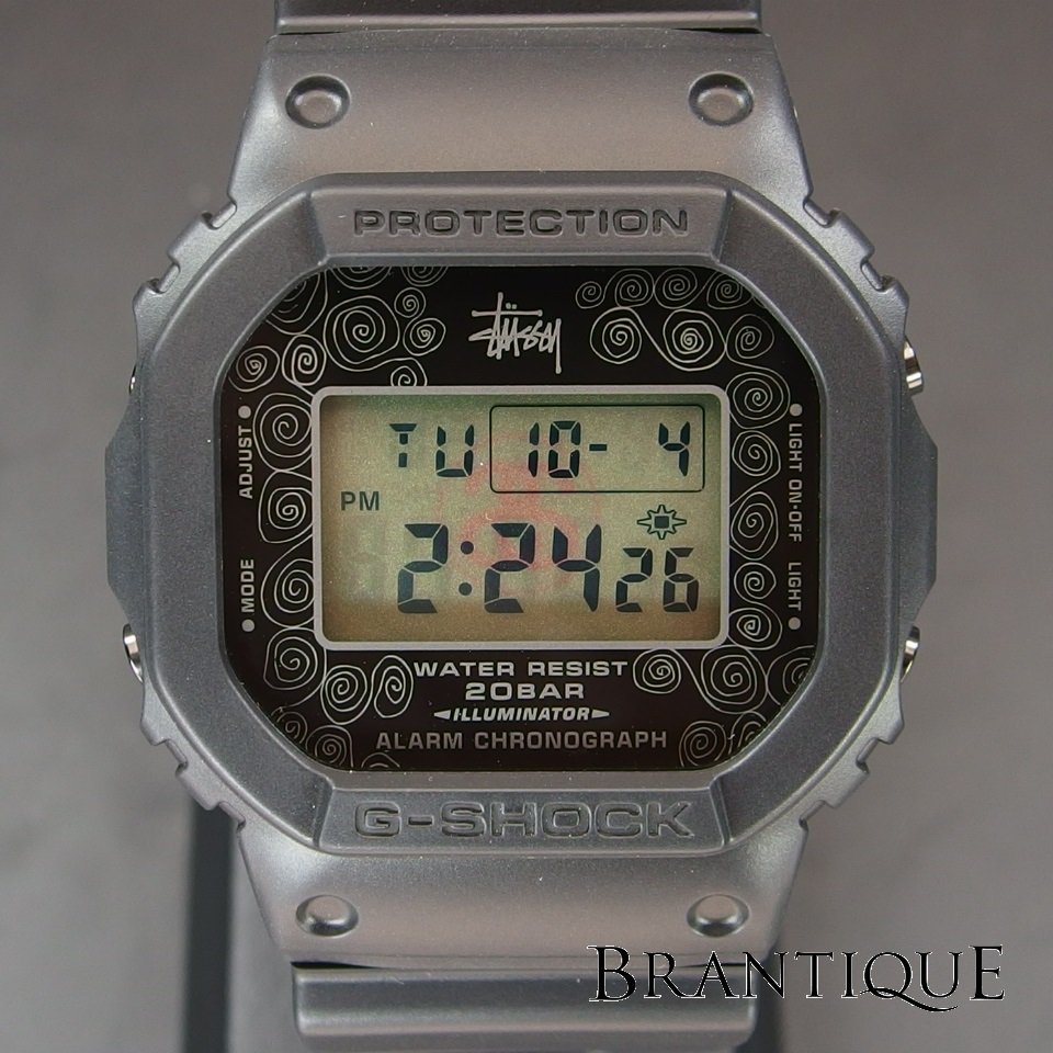 100%新品セール ヤフオク! - 新品 STUSSY×G-SHOCK DW5000ST-1JR