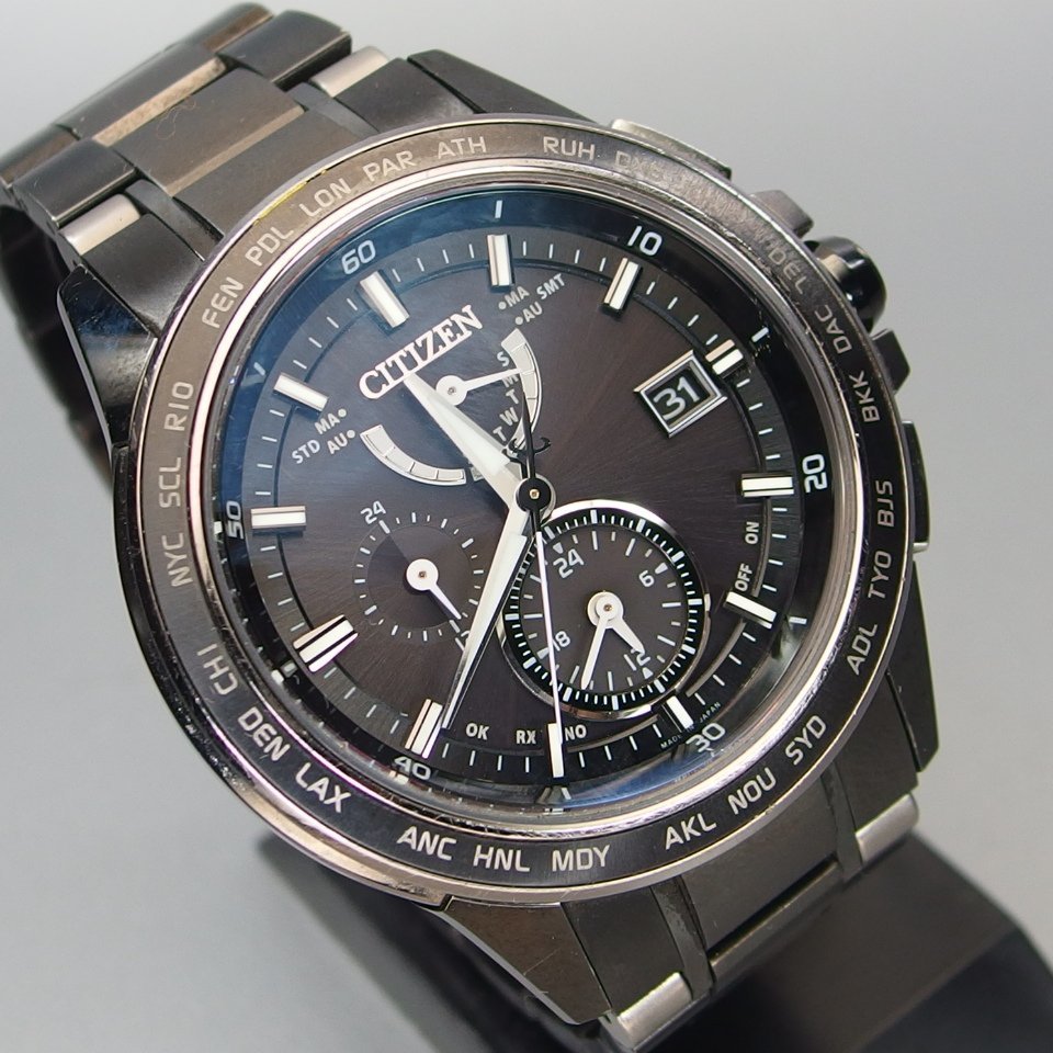 CITIZEN シチズン ATTESA アテッサ H820-T020127 Eco-Drive 電波