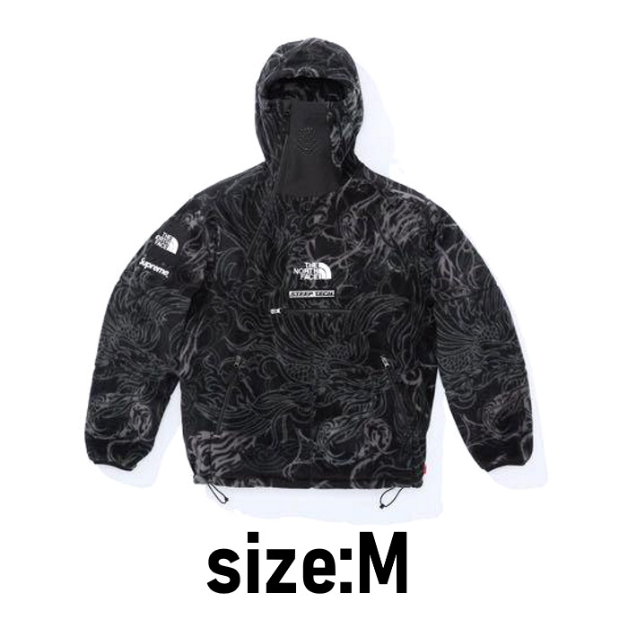 2022AW Supreme The North Steep Tech Fleece Pullover 新品 Black サイズ Ｍ シュプリーム ノースフェイス フリース プルオーバー 22FW