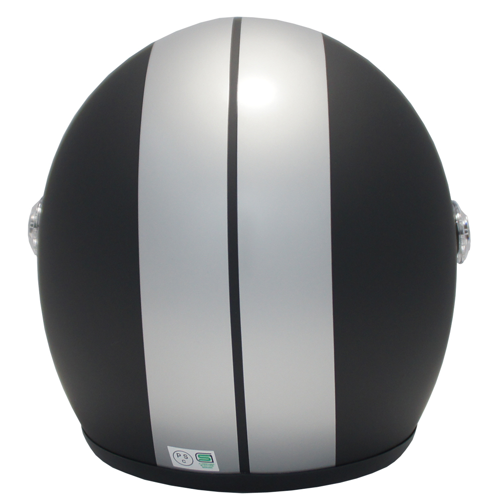  jet helmet shield attaching mat black / silver line SG safety standard goods free shipping 