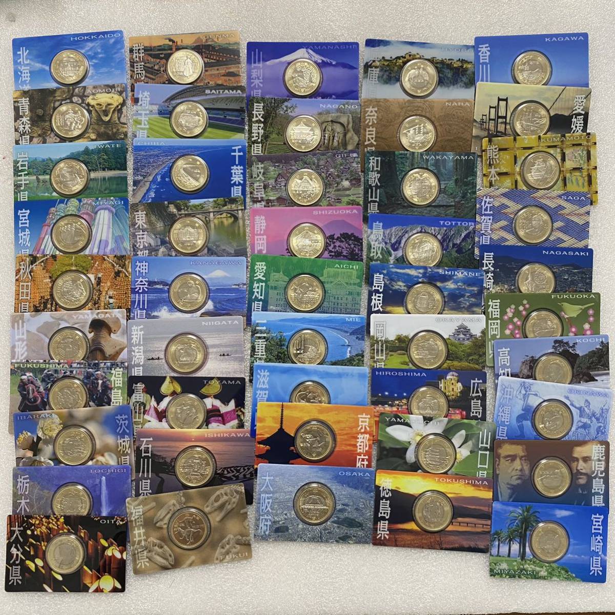 地方自治法施行60周年記念500円貨幣47都道府県コンプリート bappeda 地方自治法施行60周年記念500円貨幣47都道府県コンプリート bappeda