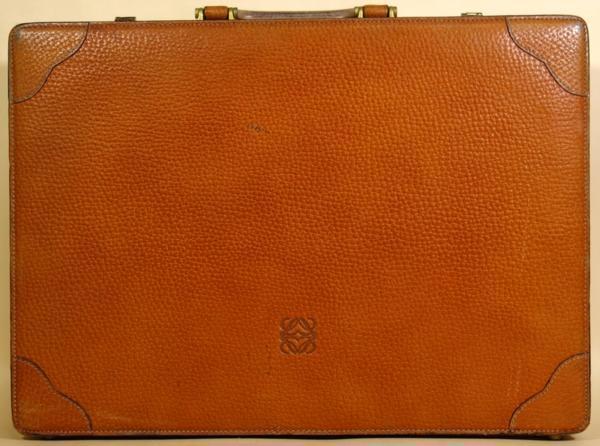 LOEWE(ロエベ)アタッシュケース,レザー,茶, | sweatreno.com