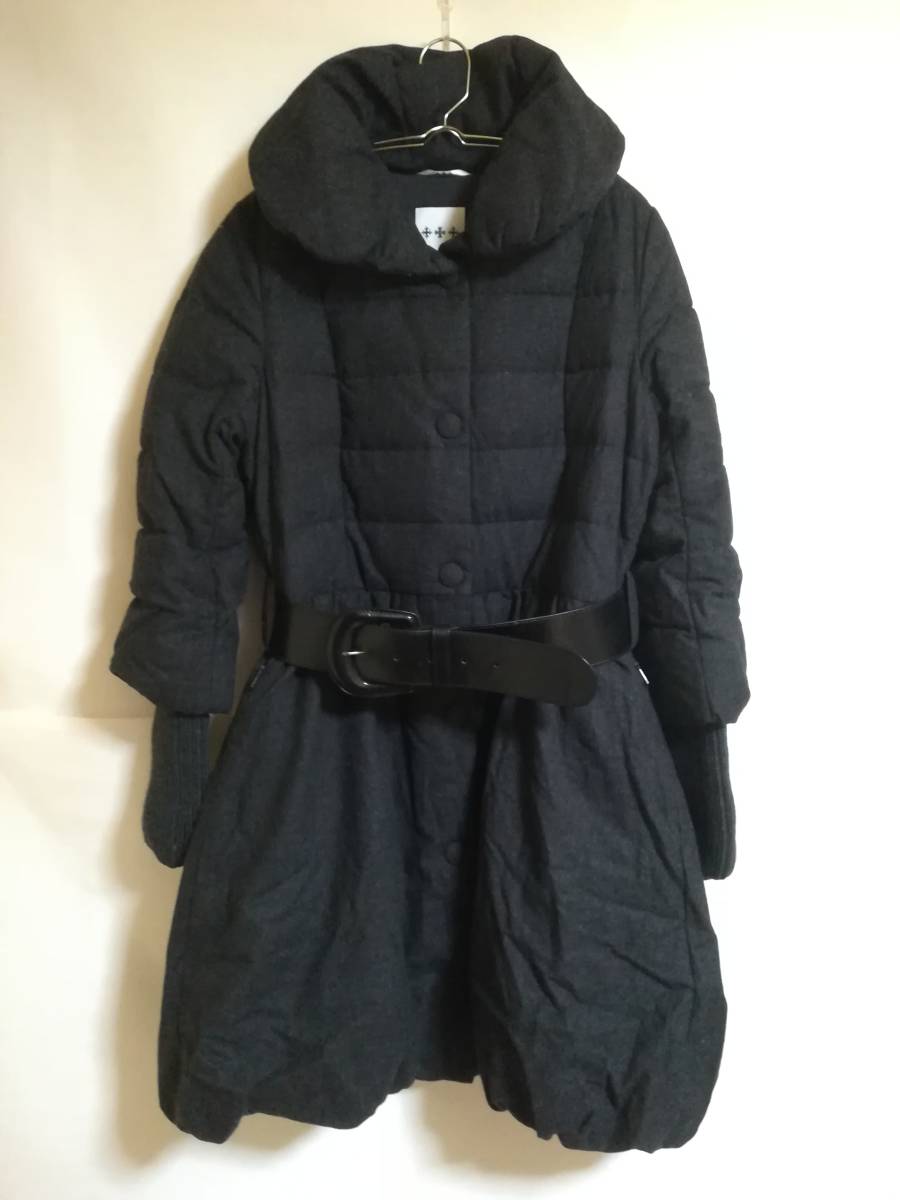 TATRAS バルーン型 カシミヤ ロングダウンコート ベルト付き サイズ3