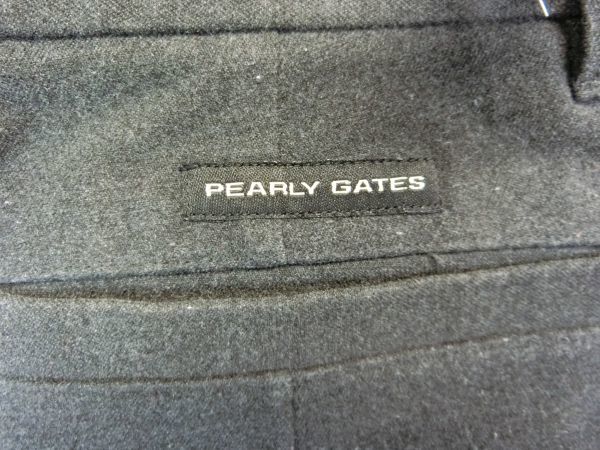 【感謝セール】PEARLY GATES(パーリーゲイツ) パンツ グレー レディース 1 ゴルフウェア 1901-0466 中古_画像3