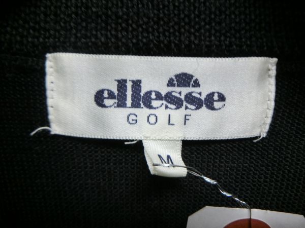 【感謝セール】【美品】ellesse(エレッセ) サマーニット クロ レディース Ｍ ゴルフウェア 1908-0533 中古_画像4