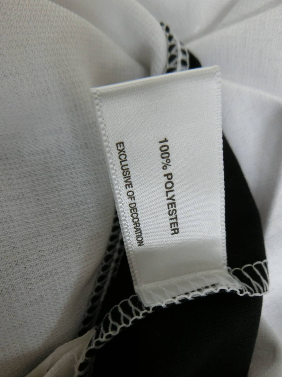 【感謝セール】【美品】CUTTER&BUCK(カッター＆バック) ポロシャツ 白柄 メンズ M/M ゴルフウェア 2010-0382 中古_画像6