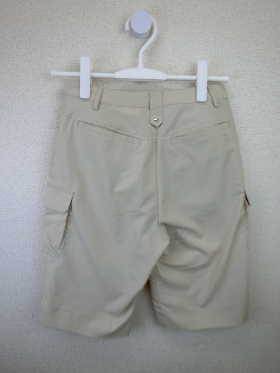 【感謝セール】Munsingwear(マンシングウェア) ハーフパンツ ベージュ レディース 7 ゴルフウェア 2103-0280 中古_画像3