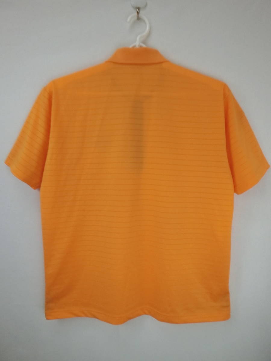 【感謝セール】【美品】PARADISO(パラディーゾ) ポロシャツ オレンジ メンズ M ゴルフウェア 2110-0005 中古_画像5