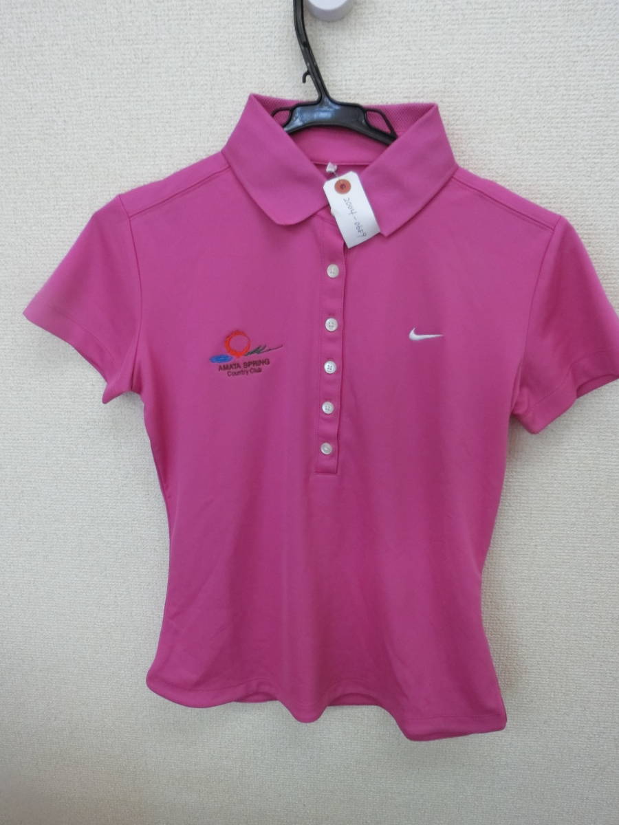 【感謝セール】【美品】NIKE GOLF(ナイキゴルフ) ポロシャツ 紫 レディース S ゴルフウェア 2004-0689 中古_画像1