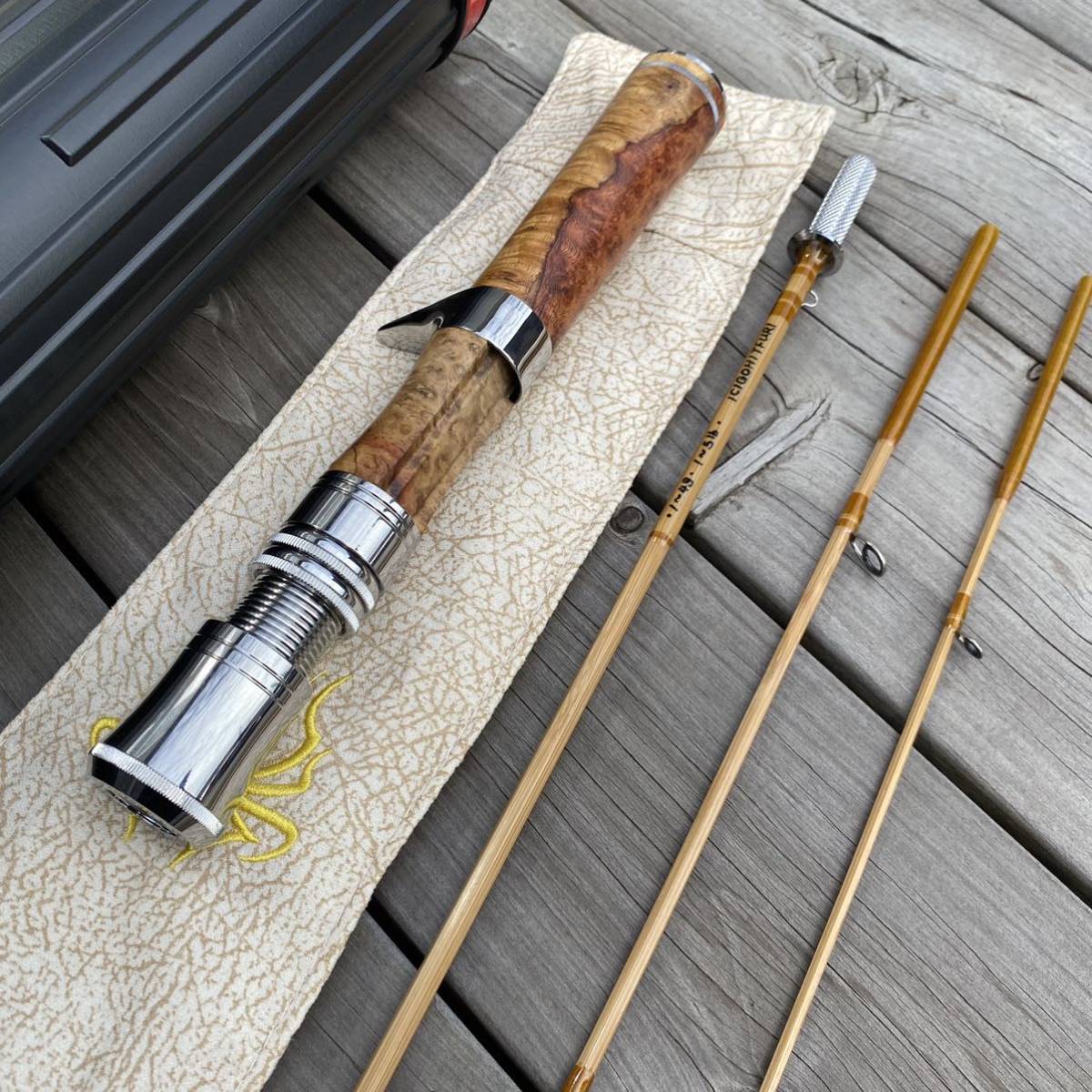 在庫整理品 六角バンブーロッド 花梨グリップ 4ft 7in 在庫整理品 六角バンブーロッド 花梨グリップ 4ft 7in