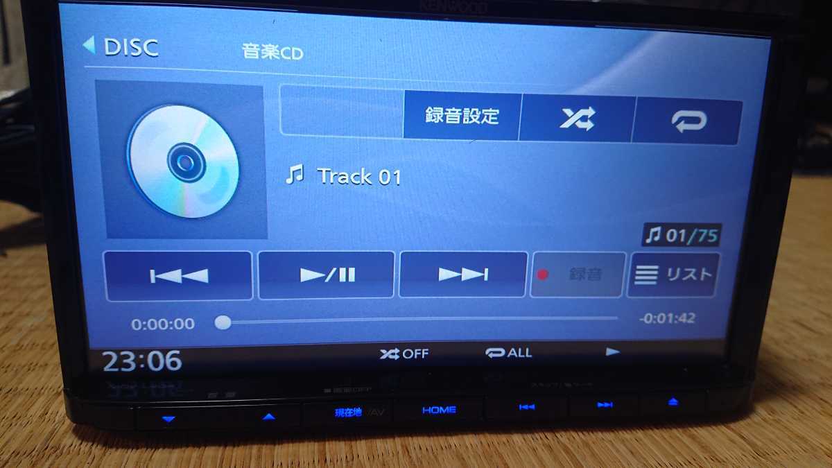 KENWOOD ケンウッド カーナビ MDV-L404 地図更新済み2022年第1版(2022秋版最新)オービスデータ(最新) 2016年製 ワンセグ DVD SD録音