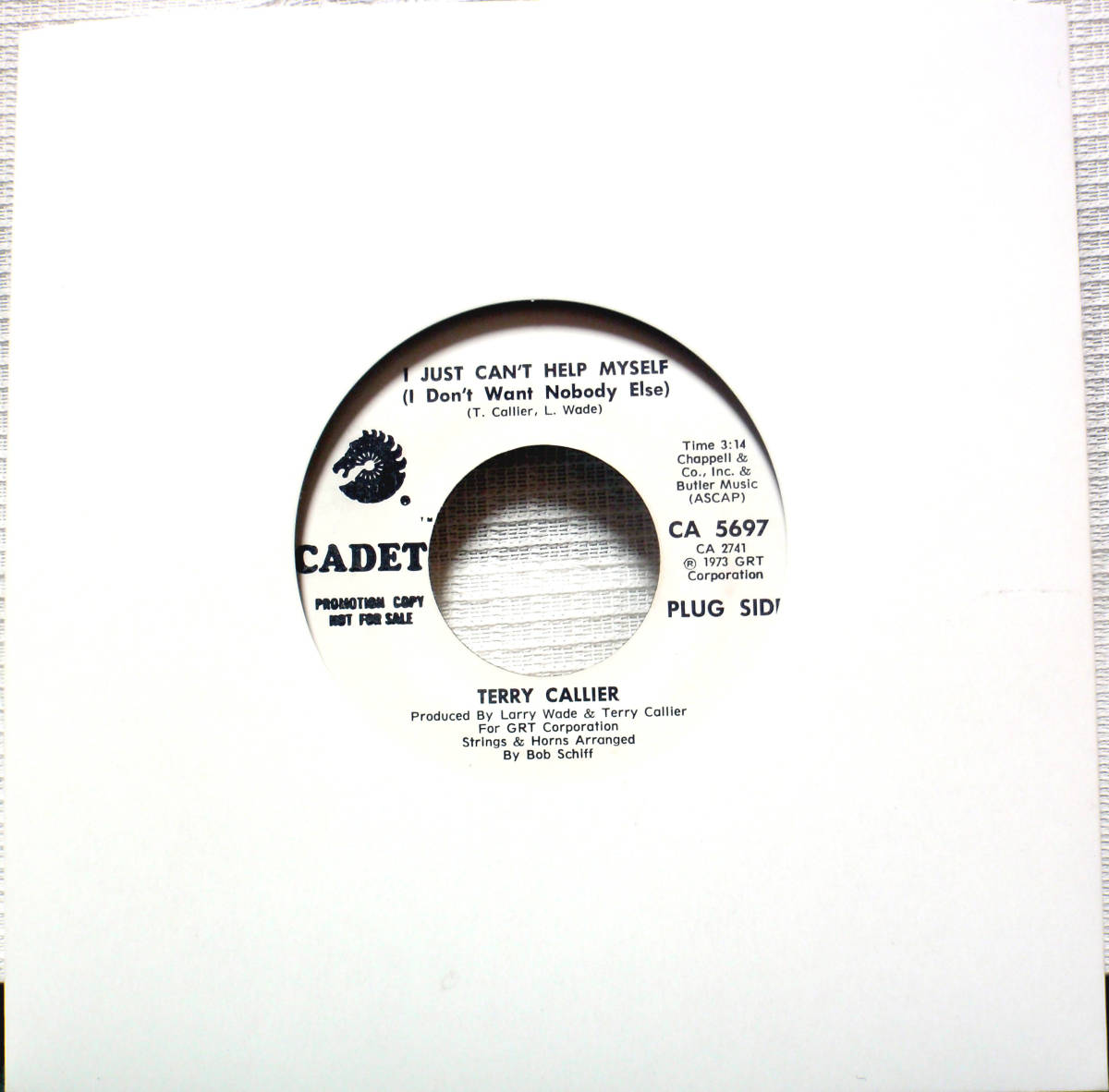 試聴 USオリジナル 7inch. TERRY CALLIER - I JUST CAN’T HELP MYSELF / GOTTA GET CLOSER TO YOU □白プロモ soul funk45 サバービア_画像1