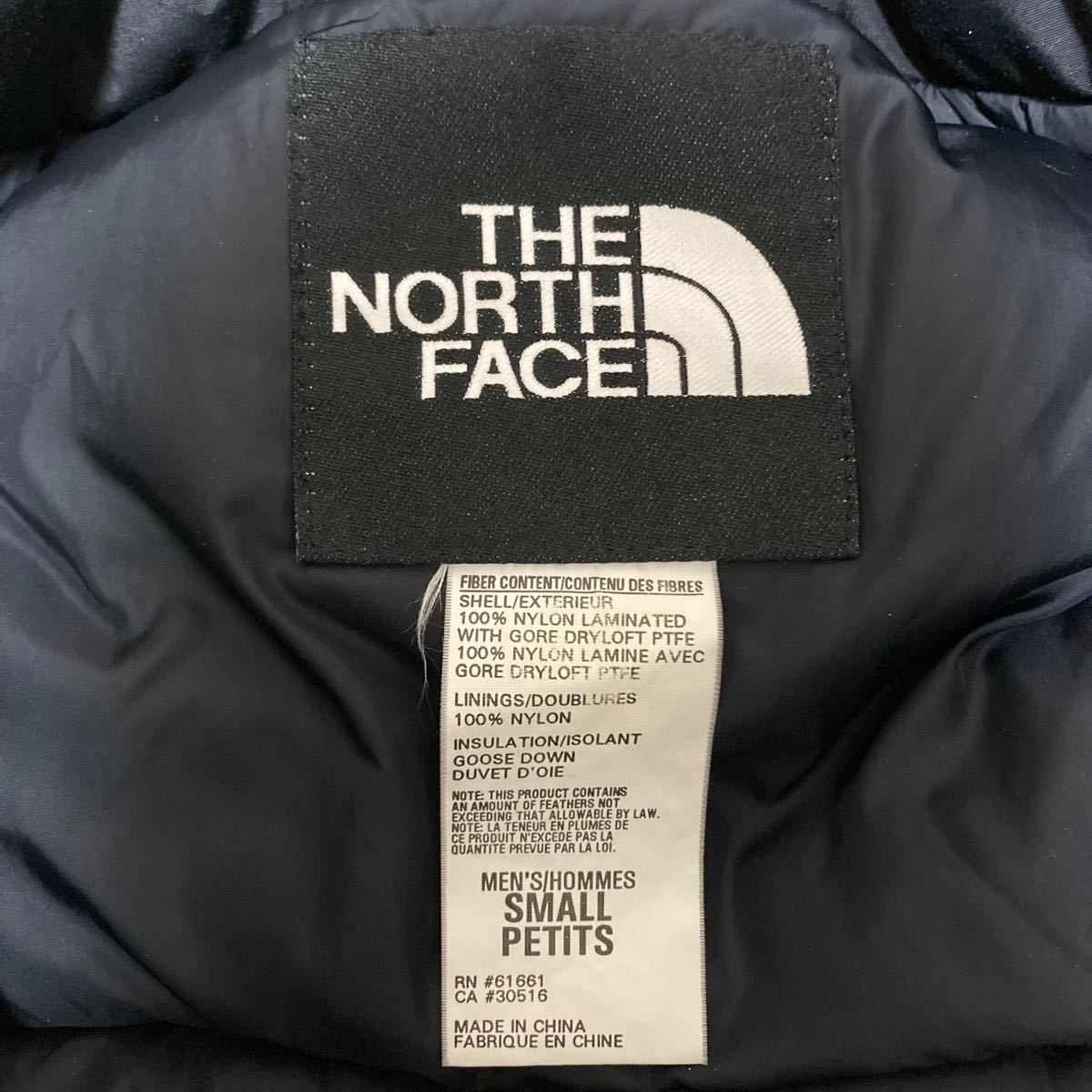 90s ノースフェイス GORE DRYLOFT ダウンジャケット Sサイズ 肉厚 THE NORTH FACE ヌプシ ゴア