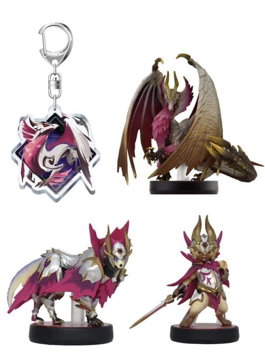 モンスターハンターライズ:サンブレイク amiibo3種セット　マスコット付き