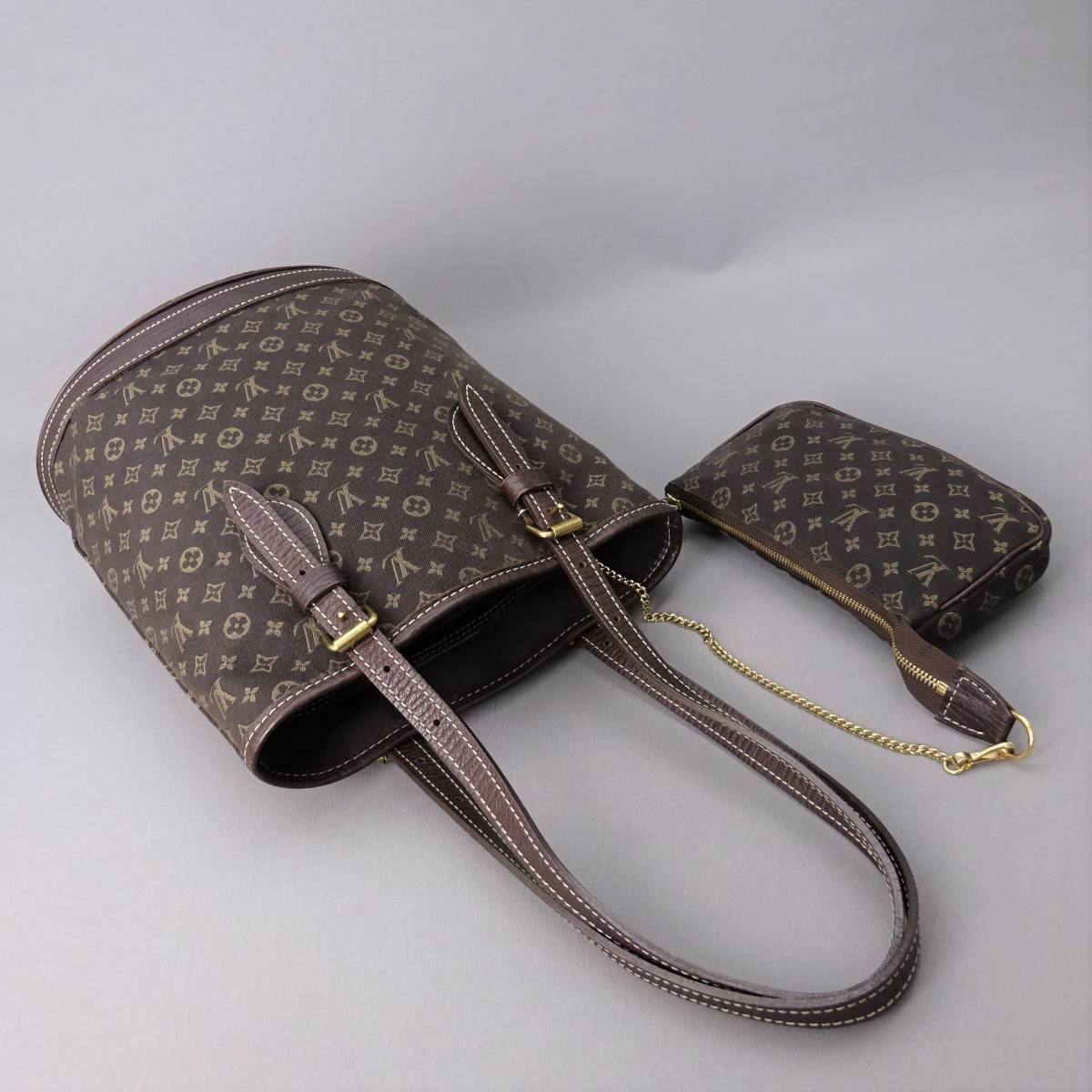 本物美品□ルイヴィトン□モノグラムミニラン/M95226/バケットPM