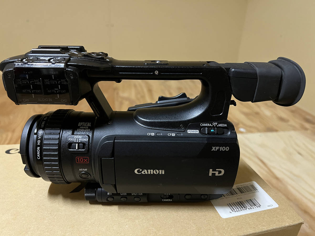 ヤフオク! - 超美品!Canon 業務用デジタルビデオカメラ XF100...