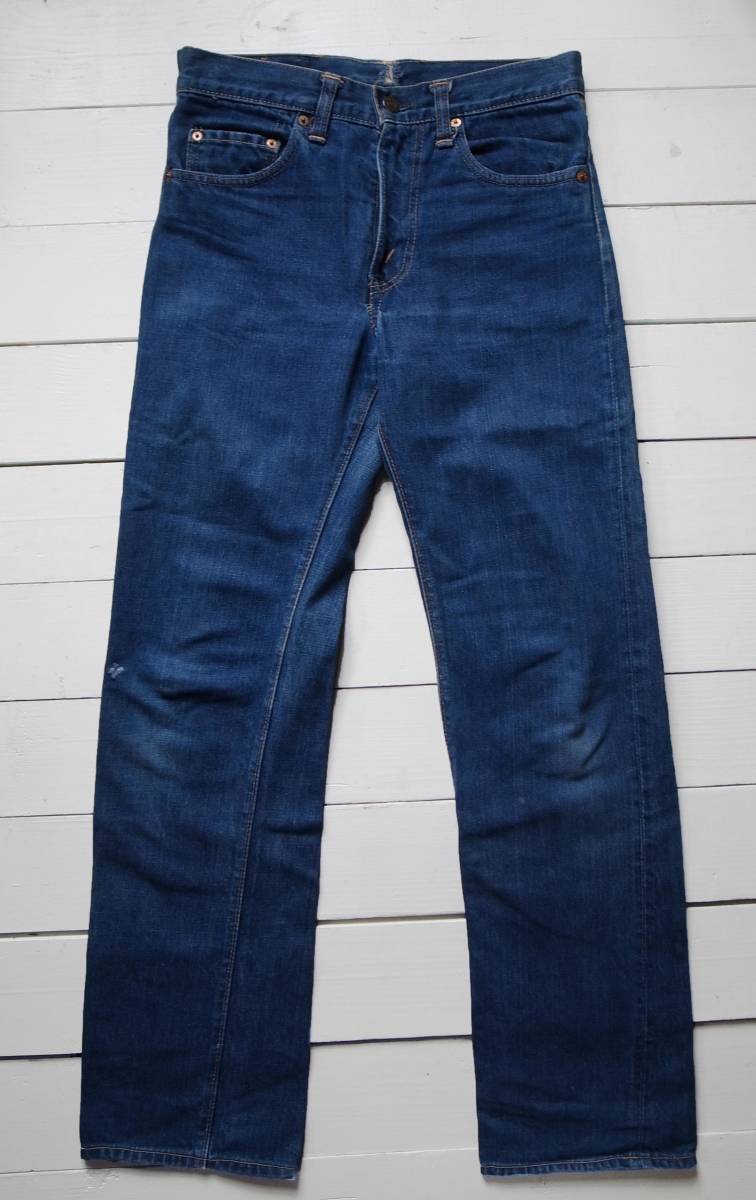 ビンテージ LEVI'S リーバイス 805-0217 デニムパンツ BIG E 66前期 W30 USA製 42TALONジップ スレーキスタンプ