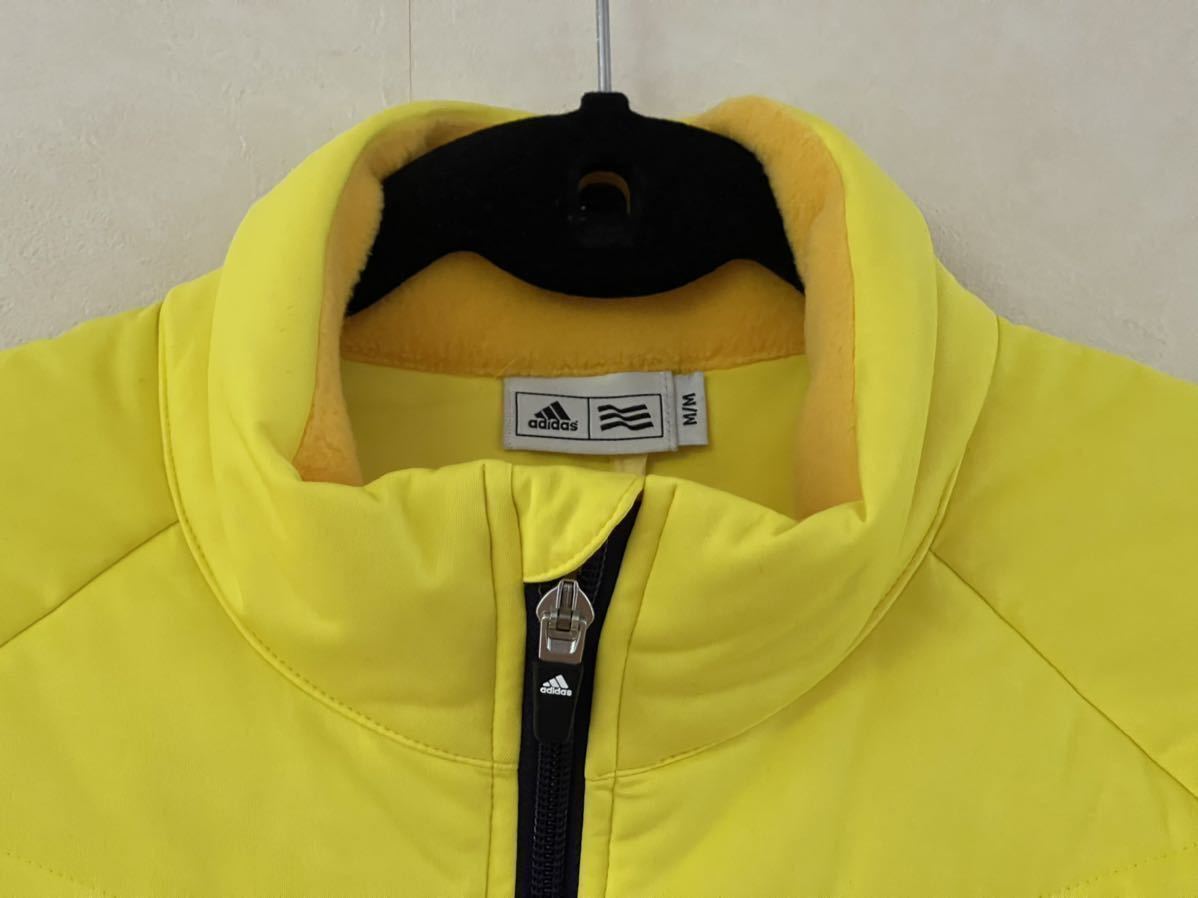超美品★adidas(アディダス)テーラーメイド メンズ ダウン ジャケット M(T165-175cm)使用2回 イエロー ゴルフ スポーツ アウトドア 防寒