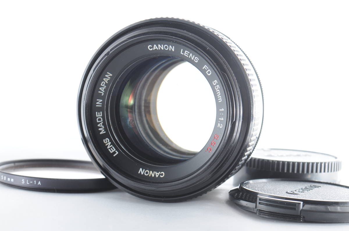 ★特上品★CANON キヤノン FD 55mm F1.2 S.S.C★完動★B014★