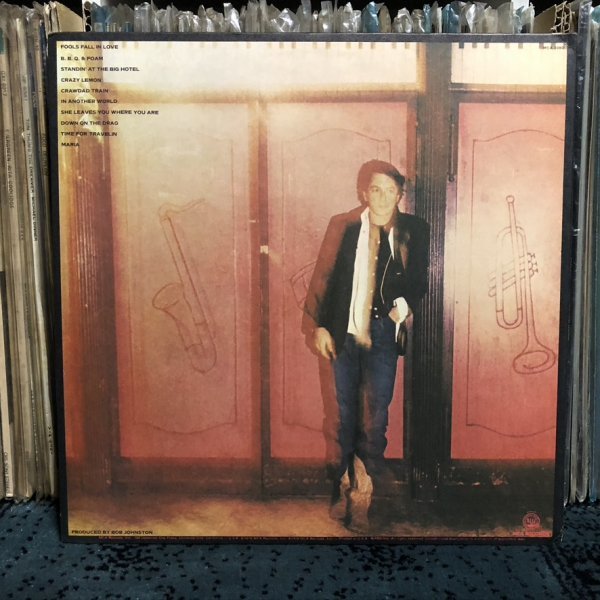 【美盤☆ '79 US orig】LP★Joe Ely - Down On The Drag ☆洗浄済み☆の画像2