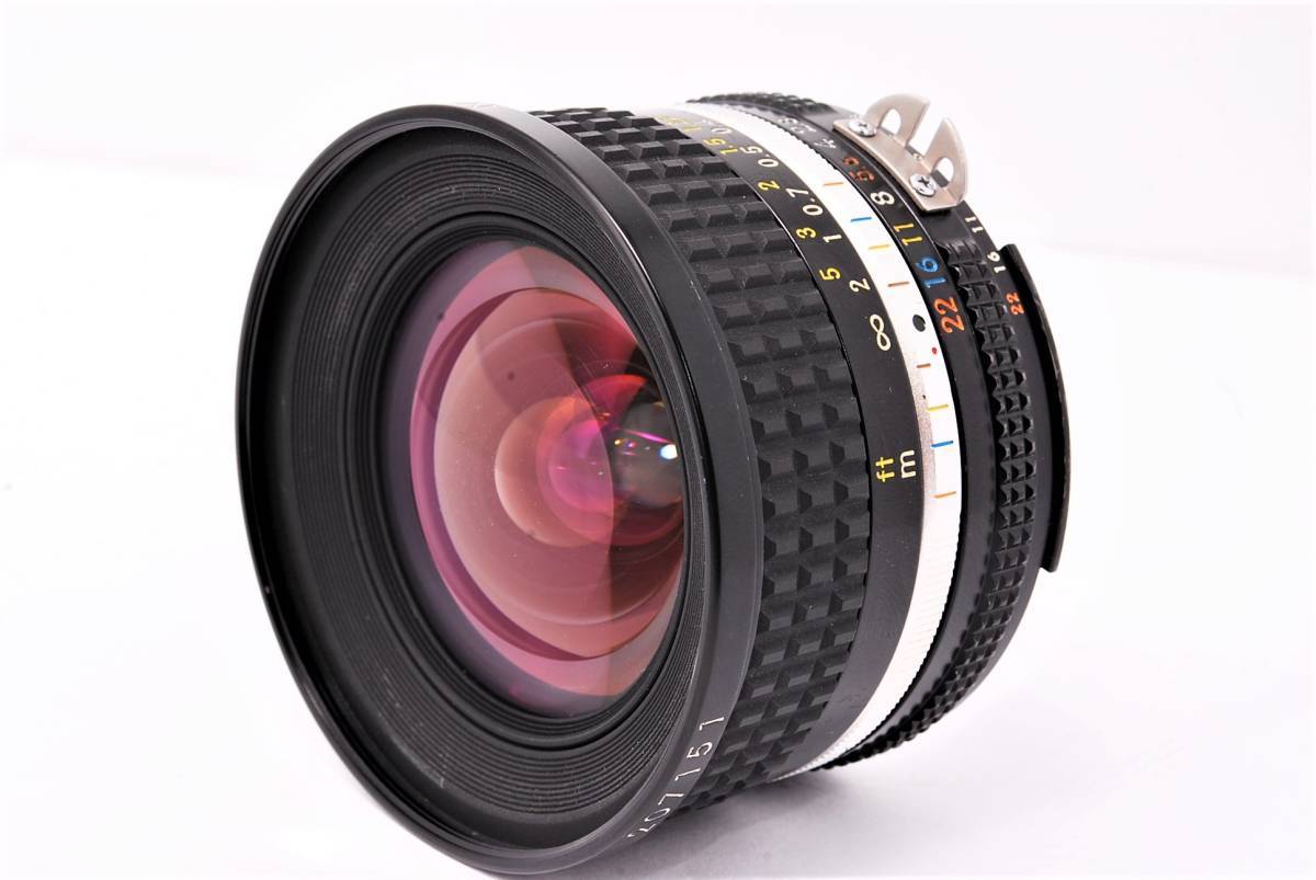 □ 美品 □ ニコン Nikon Ai-S NIKKOR 20mm F2.8 【広角単焦点レンズ