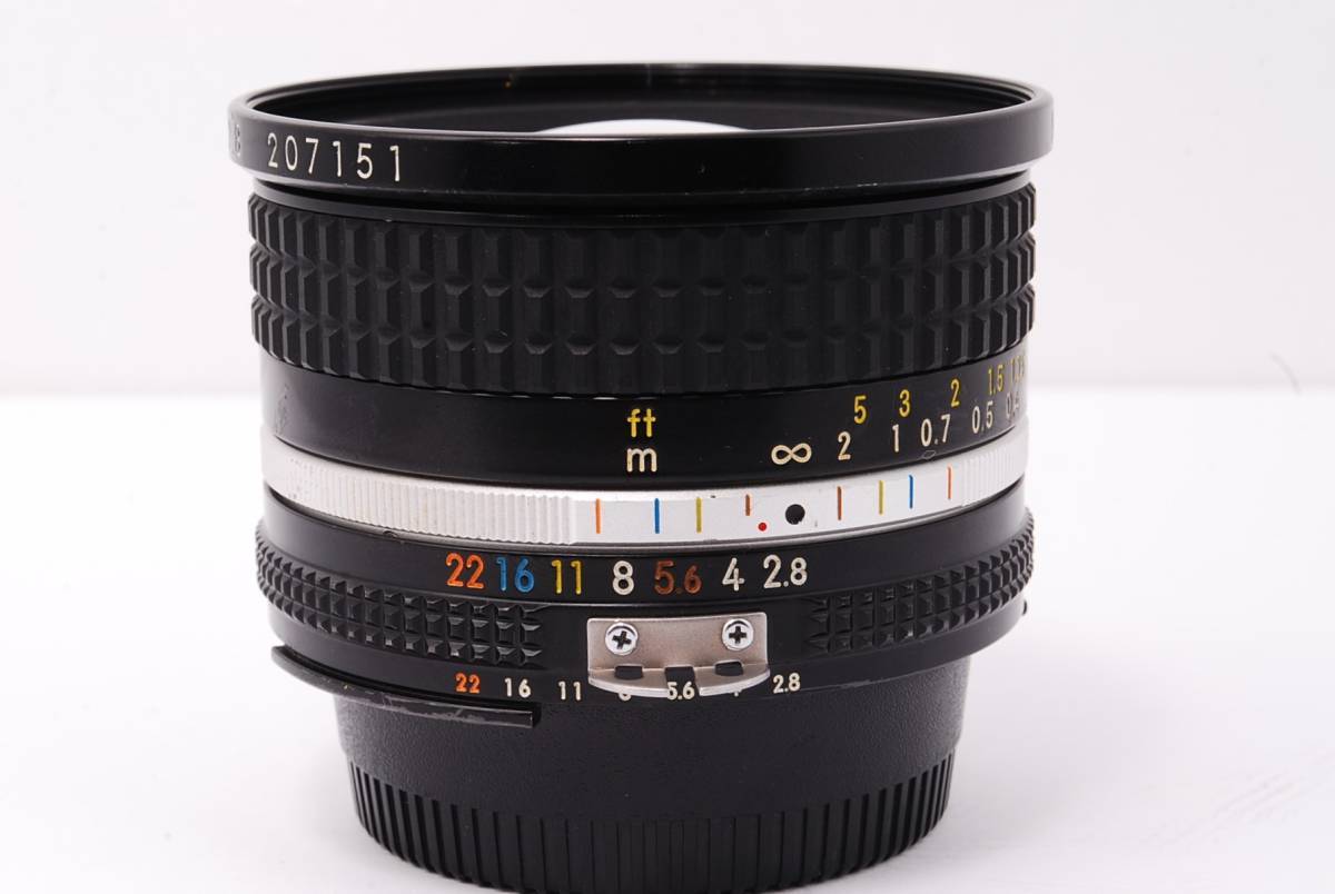 □ 美品 □ ニコン Nikon Ai-S NIKKOR 20mm F2.8 【広角単焦点レンズ