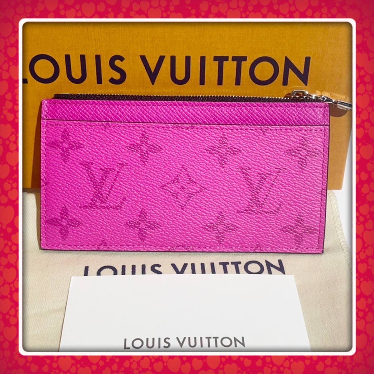本物LOUIS VUITTON ルイヴィトン☆ タイガラマ コイン カード ホルダー