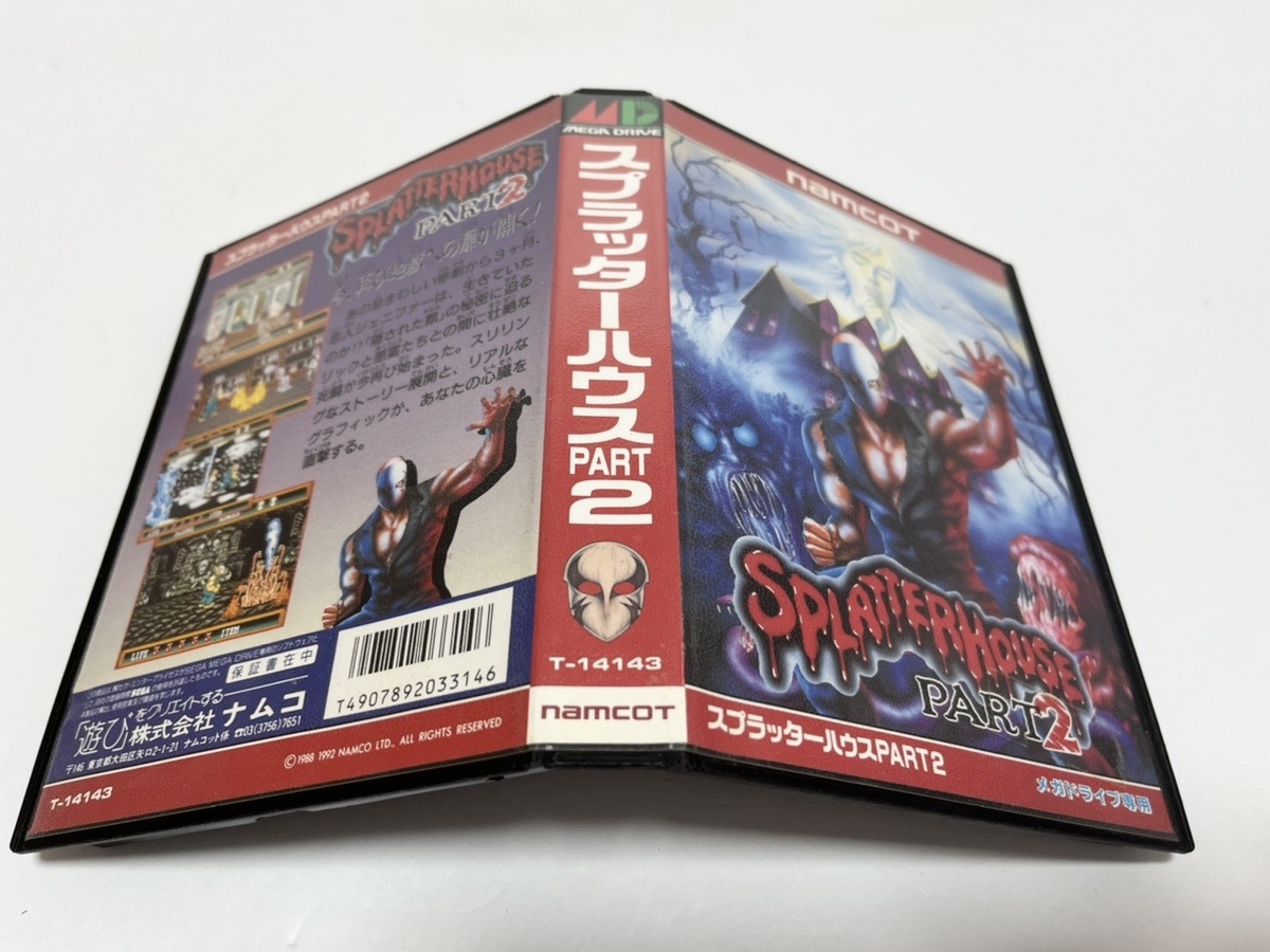 MD】スプラッターハウス2□箱説明書完備□ MD】スプラッターハウス2□箱説明書完備□