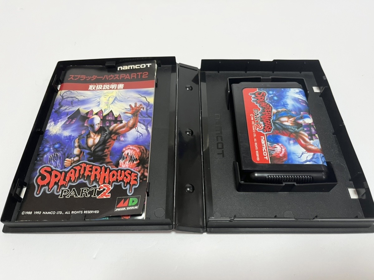 MD】スプラッターハウス2□箱説明書完備□ MD】スプラッターハウス2□箱説明書完備□