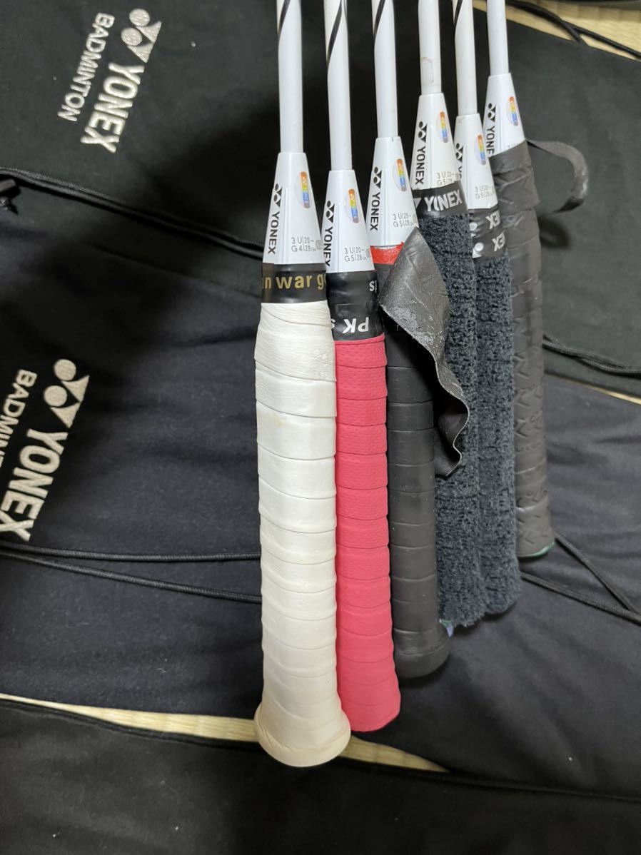 ヨネックススYONEX DUORA STRIKEバドミントンラケット6本セットYONEX