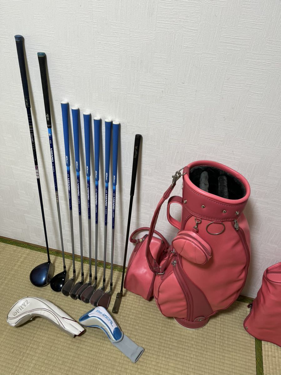 必見 超豪華HONMA等 女性用ゴルフセット+バレンシアガキャディ 必見 超豪華HONMA等 女性用ゴルフセット+バレンシアガキャディ
