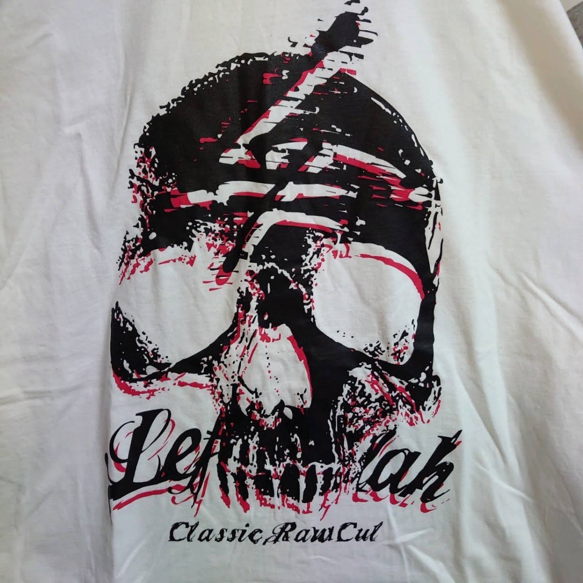 leflah レフラー ビッグプリント スリーブロゴ ロングスリーブ Tシャツ ロンＴ WANIMA ワニマ XL ストリート