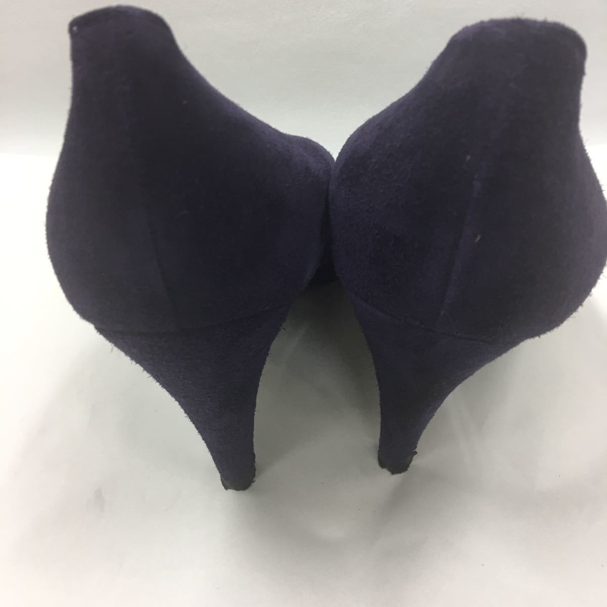 WASHINGTON GINZA TOKYO замша фиолетовый туфли-лодочки 23.5cm женский 