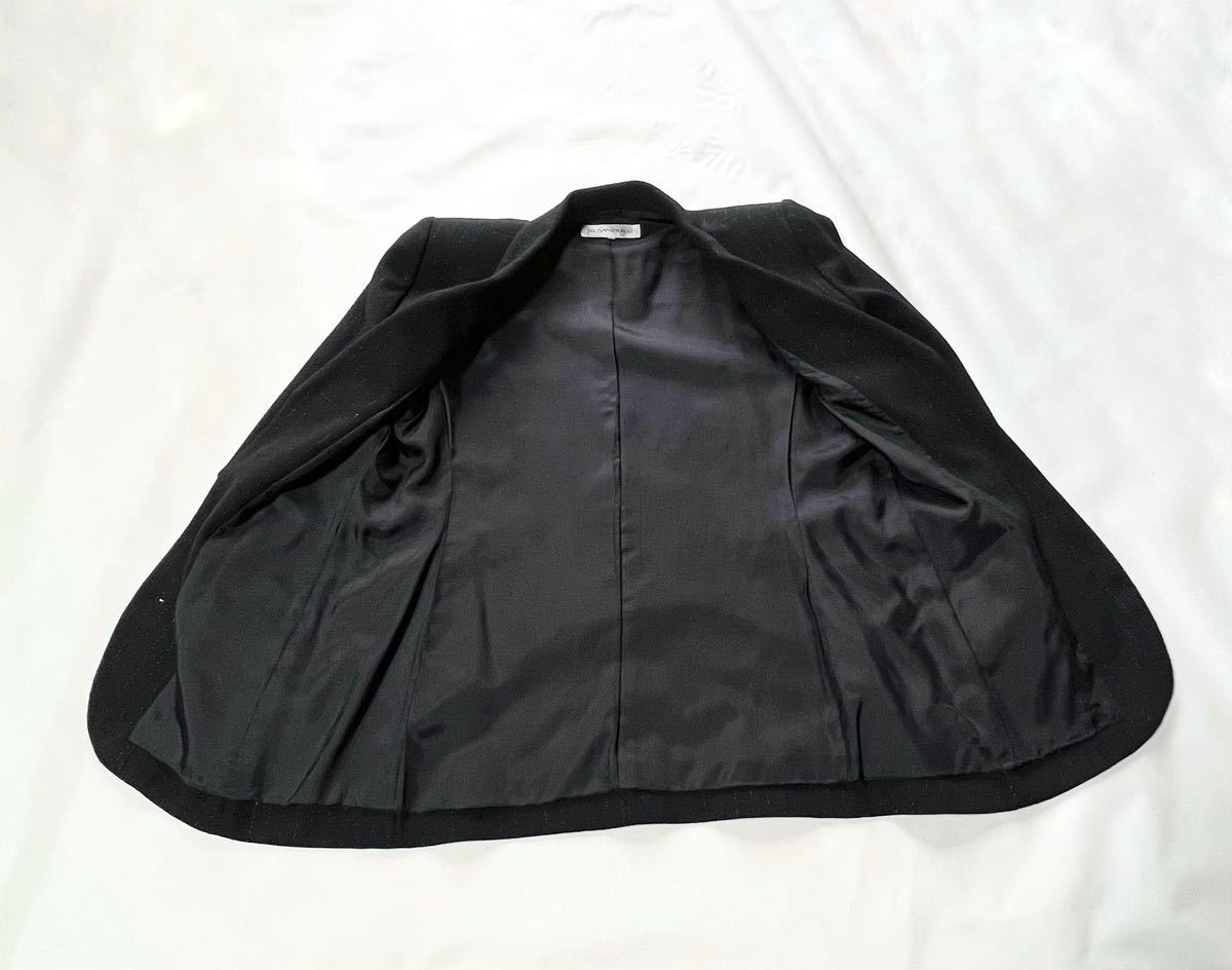 美品】YSL イヴサンローラン ラメ糸ストライプ セットアップ 美品】YSL イヴサンローラン ラメ糸ストライプ セットアップ