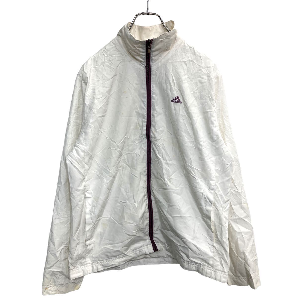 adidas nylon jacket M size Adidas sport white old clothes . America buying up t2210-3391