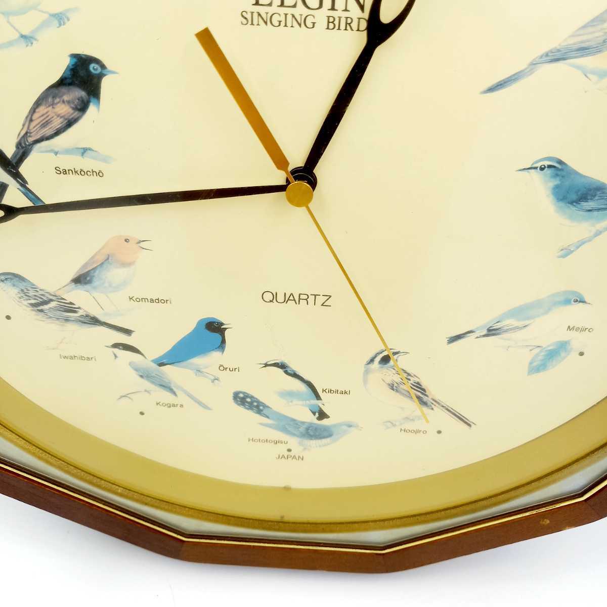 インチ 鳥の鳴き声時計 Mark Feldstein Original Singing Bird Clock