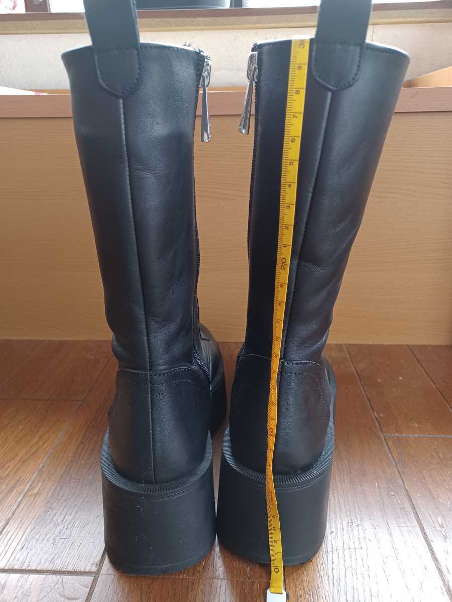 ZARA 本革レザームートンブーツ 37 karatebih.ba