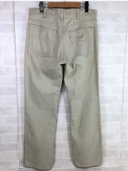 Levi’ｓ for men リーバイス 80’ｓ ストレートデニムパンツ ボトムス ジーンズ 42TALON ライトベージュ SIZE:W33 L30 MH632022100411_画像1